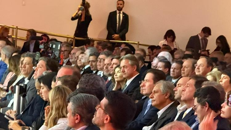 Joesley Batista na plateia do evento do Esfera com Lula Joesley Batista na plateia do evento do Esfera com Lula