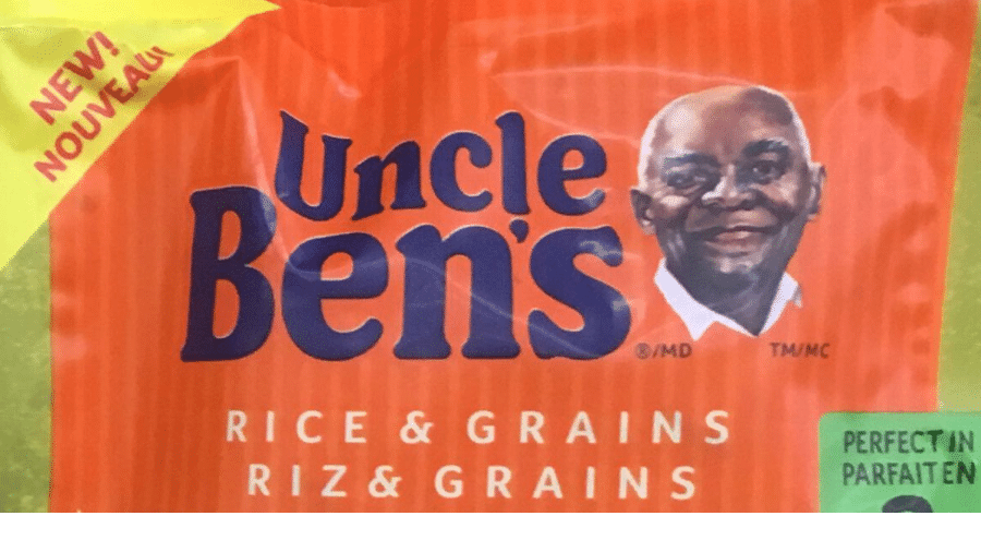 Logo da marca de arroz Uncle Ben"s - Reprodução