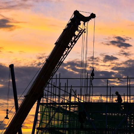 Confiança de empresários da construção diminuiu 0,5 ponto - Getty Images