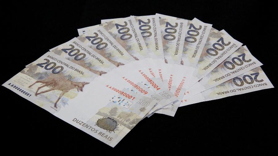 Nota de R$ 200 foi lançada oficialmente hoje pelo Banco Cetral e traz a imagem do lobo-guará - Divulgação/Banco Central