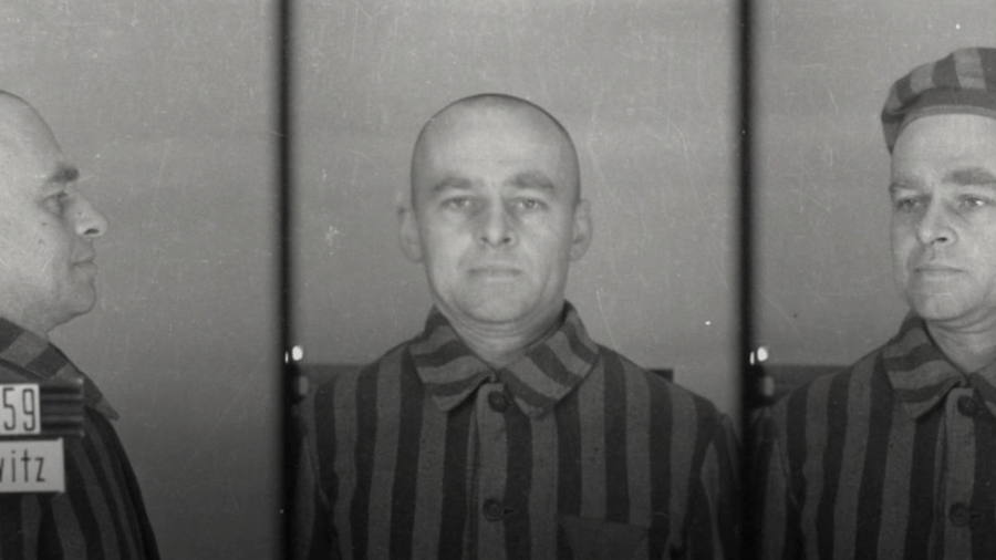 Foto de Witold Pilecki como preso de Auschwitz - BBC