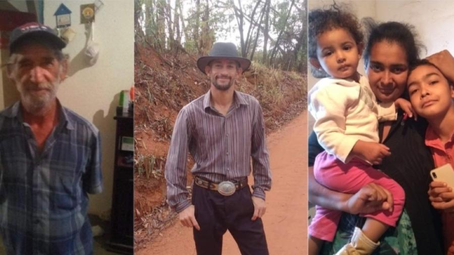 Família estava em carro que foi atingido por caminhonete; na imagem, da esquerda para a direita, Jorge, Fábio e Bruna com Rafael e Ana Paula - Reprodução/ Facebook