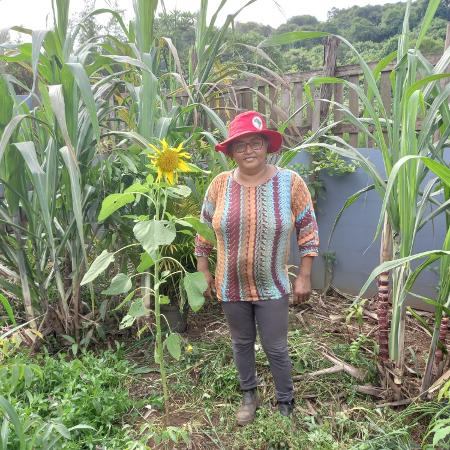 Jocilene Araújo Santana, agricultora que vive na Comuna Irmã Alberta