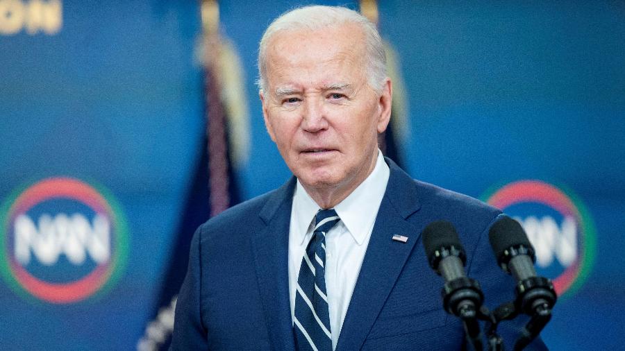 Joe Biden, presidente dos Estados Unidos - Bonnie Cash - 12.abr.2024/Reuters