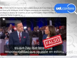 Kamala Harris não pediu censura do X nos Estados Unidos