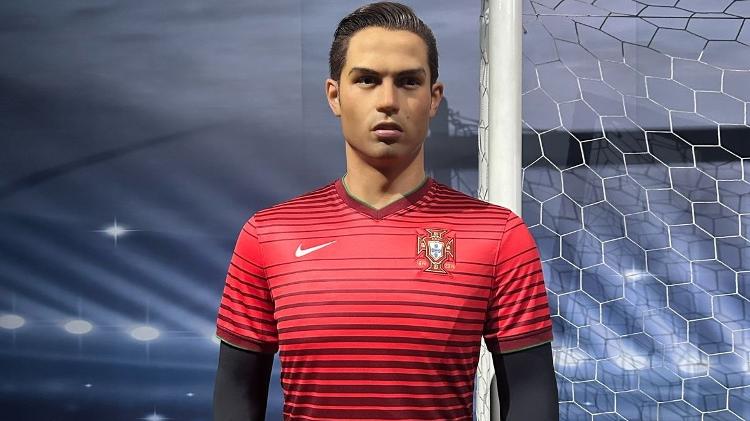 Cristiano Ronaldo no Museu de Cera de Olímpia Cristiano Ronaldo no Museu de Cera de Olímpia