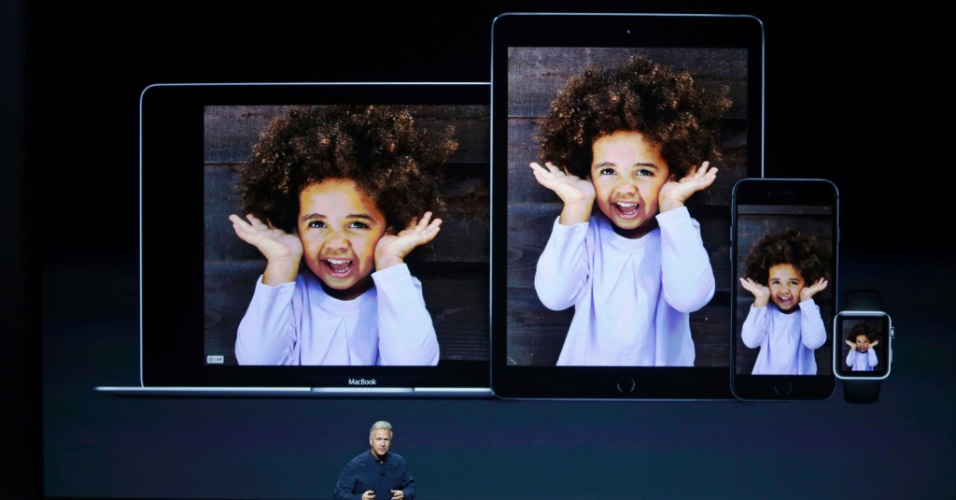 9.set.2015 - Phil Schiller, vice-presidente sênior de Marketing Mundial da Apple Inc, fala sobre capacidade de fazer fotos 