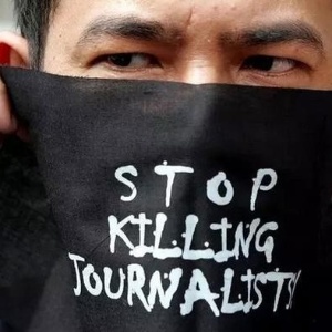 Protesto contra assassinato de jornalistas no mundo - Unesco via DW