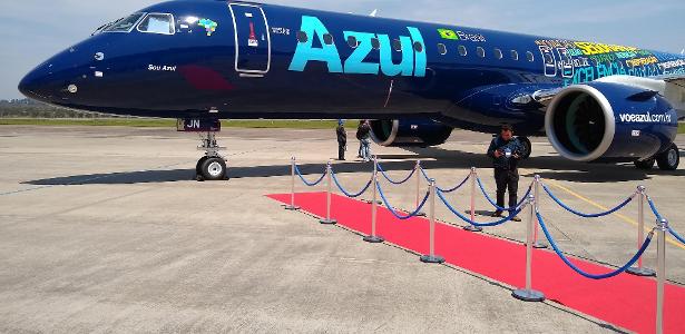 Embraer entrega à Azul o maior avião comercial brasileiro - Época Negócios