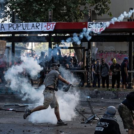 Manifestações no Chile sofreram forte repressão no segundo mandato de Piñera