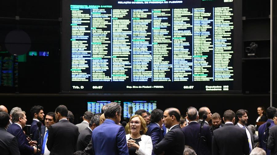 27.nov.2019 - Plenário da Câmara dos Deputados durante sessão conjunta do Congresso Nacional  - Marcos Oliveira/Agência Senado