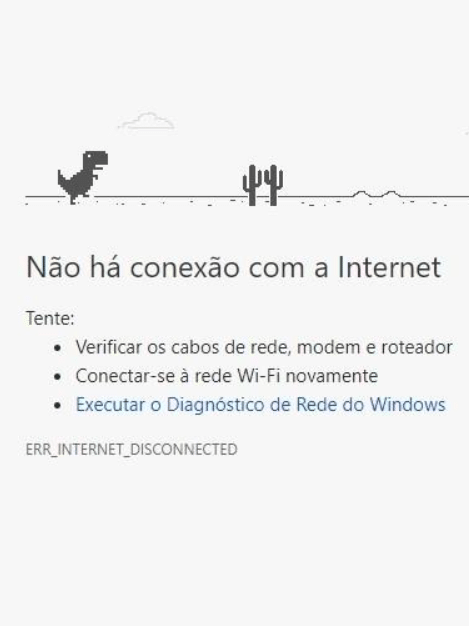 Jogo do Google Chrome - Game do Dinossauro 