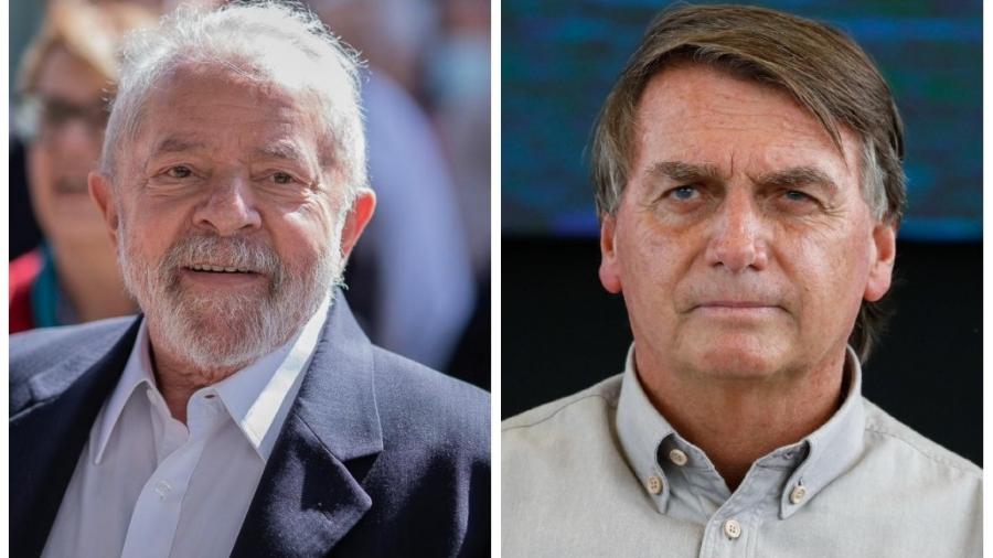 Luiz Inácio Lula da Silva (PT) e Jair Bolsonaro (PL) - Eduardo Anizelli/Folhapress e Alan Santos/PR