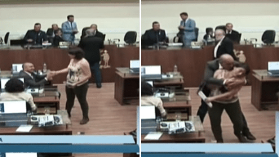 A vereadora Carla Ayres (PT) foi assediada pelo também vereador Marquinhos (PSC) - Reprodução/Instagram/@carla.ayres13