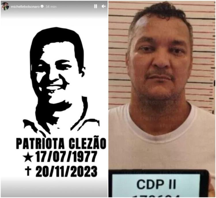 Cleriston da Cunha, preso em 8 de janeiro de 2023, morreu após mal súbito na Papuda, em Brasília