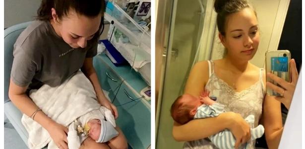 A woman gives birth to twins 22 days apart in separate hospitals