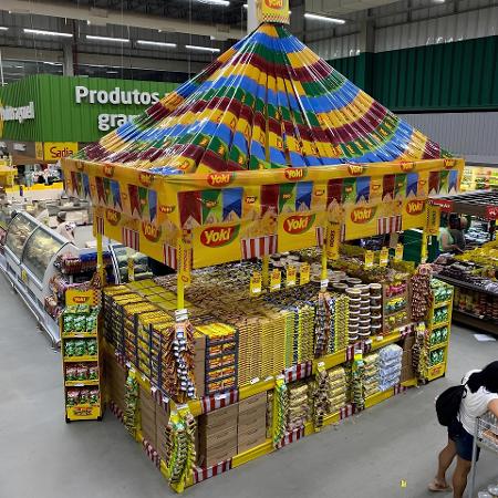Yoki monta barracas de festa junina em supermercados há mais de 35 anos