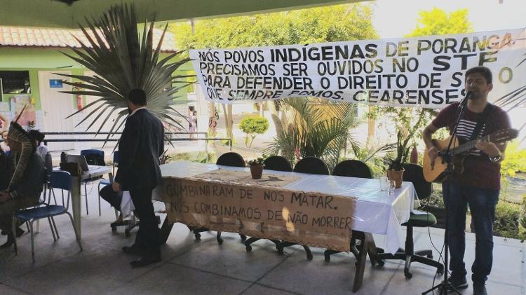 Audiência pública no dia 24 de maio com povos indígenas de Poranga (CE), contrários a mudança para o Piauí