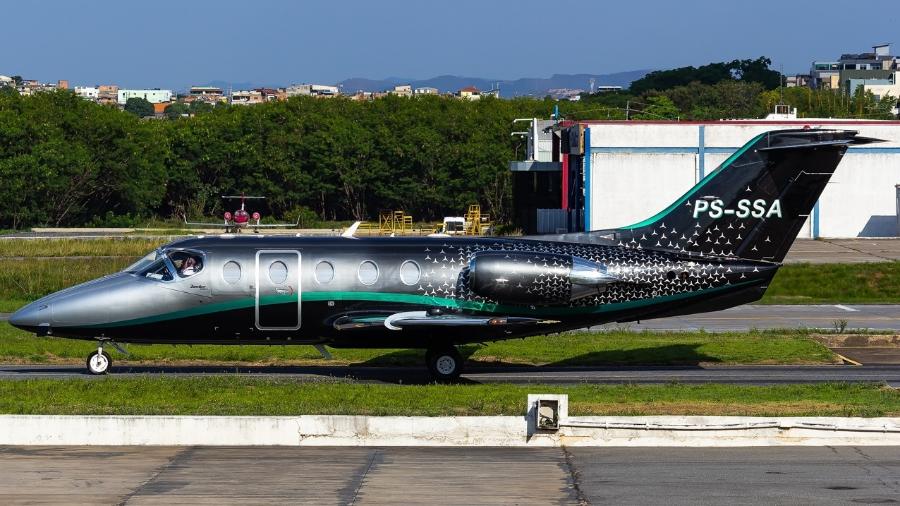 Aeronave pertencente ao empresário Alex Parente, investigado pela PF na Operação Overclean Aeronave pertencente ao empresário Alex Parente, investigado pela PF na Operação Overclean