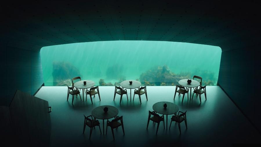 Restaurante submarino na Noruega virou centro de pesquisas - Snøhetta