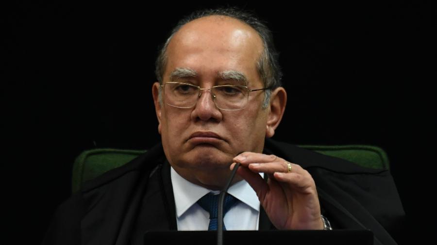 11.mai.2019 - O ministro Gilmar Mendes durante sessão da 2ª Turma do STF - Mateus Bonomi/Estadão Conteúdo