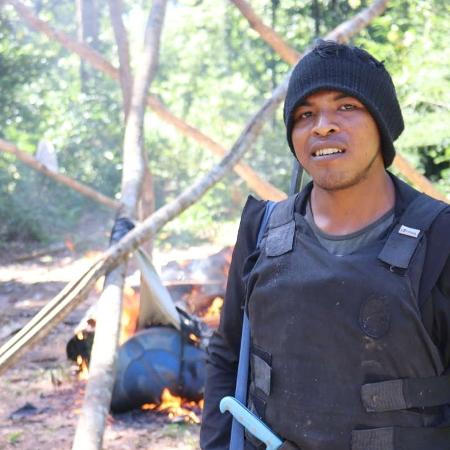 O líder indígena Paulo Paulino Guajajara foi assassinado sábado na reserva Arariboia, no Maranhão - Sarah Shenker/Survival International