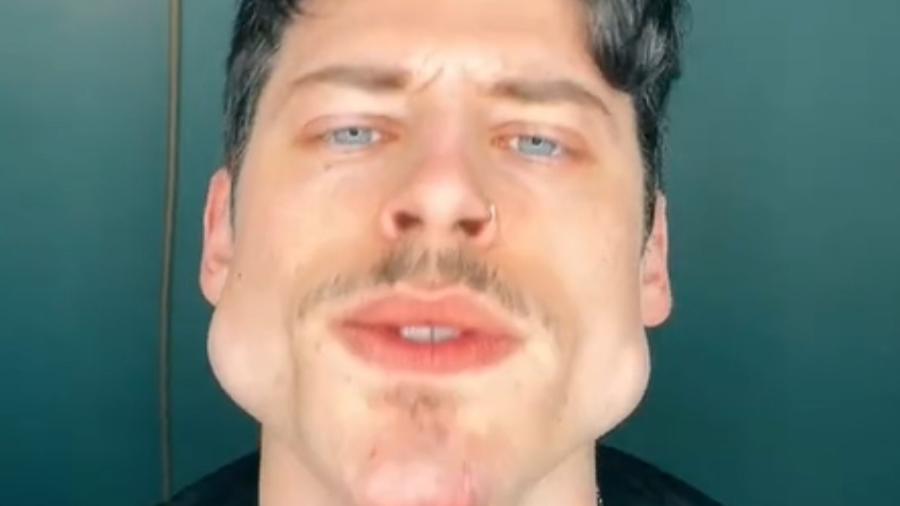 Luca Marchesi impressionou ao mostrar treino na mandíbula - Reprodução/TikTok