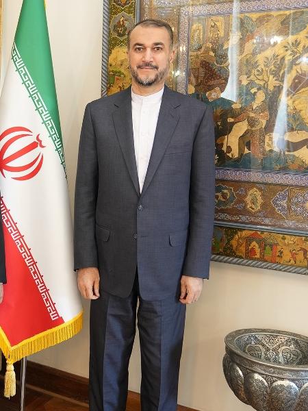 Ministro das Relações Exteriores do Irã Hossein Amir Abdollahian