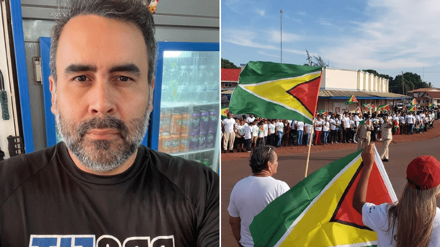 O brasileiro Wildesson mora há 15 anos em Lethem e diz receber fake news sobre o conflito
