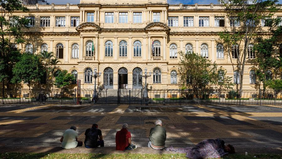 Fachada da Secretaria Estadual da Educação que fica na praça da República, no centro de São Paulo