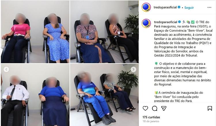 TRE-PA adquiriu duas cadeiras de massagem para a sede TRE-PA adquiriu duas cadeiras de massagem para a sede