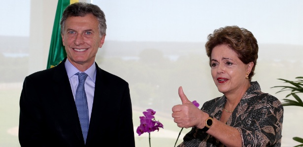 Brasil foi o primeiro destino internacional de Macri logo depois de eleito presidente - Alan Marques/ Folhapress