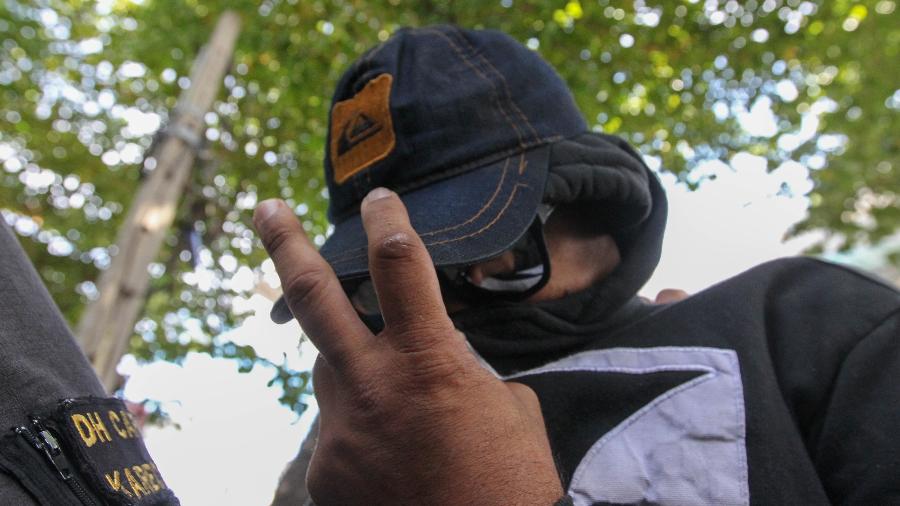 31.mai.2019 - O PM Rodrigo Jorge Ferreira, o Ferreirinha, é suspeito de integrar milícia que agiu em ação da PM, segundo o MP - ARMANDO PAIVA/AGÊNCIA O DIA/ESTADÃO CONTEÚDO