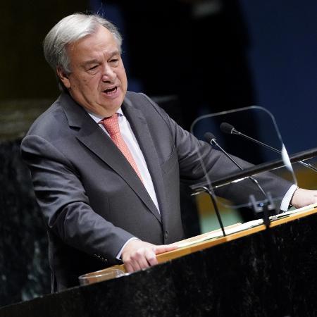 24.set.2019 - O secretário-geral da ONU, António Guterres, pediu que se "conserte" o planeta frente ao aquecimento global - Carlo Allegri/Reuters