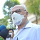 29.nov.2020 - Vereador eleito em São Paulo, Eduardo Suplicy (PT-SP) concede entrevista no Colégio Madre Alix, local de votação em em São Paulo (SP) - Reinaldo Canato/UOL