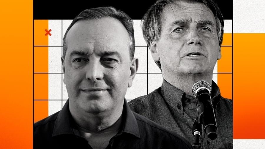 Bolsonaro responde a inquérito sob a mesma acusação que Francischini: espalhar fake news sobre as urnas - Arte UOL