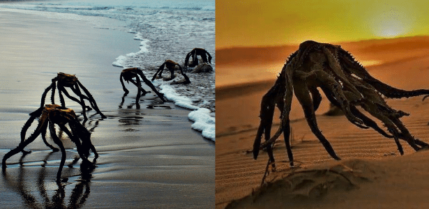 En la playa, los sudafricanos temen a las criaturas que no son lo que parecen