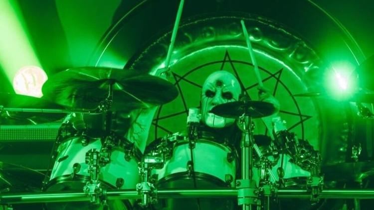 Eloy Casagrande durante o show do Slipknot  no Knotfest