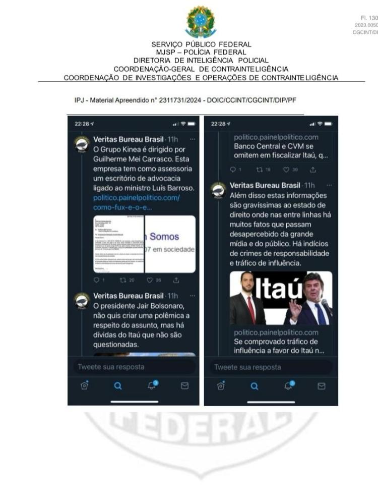 Postagens com ataques a urnas envolvendo o Itaú Postagens com ataques a urnas envolvendo o Itaú