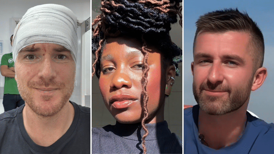 Terrence McCoy, americano, Su Temitope, nigeriana, e Nick Whincup, inglês, elogiam o SUS