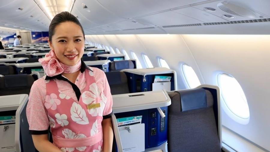ANA (All Nippon Airways) é a aérea com melhor limpeza do mundo, segundo avaliação da consultoria - Divulgação