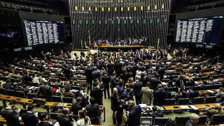 11.jul.2019 - Plenário da Câmara dos Deputados brasileira em dia de votação da reforma da Previdência - Gabriela Biló/Estadão Conteúdo