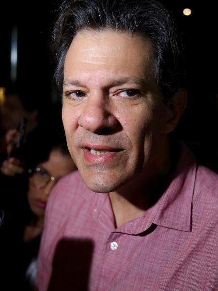Fernando Haddad, durante Executiva Nacional do PT em Salvador - TIAGO CALDAS/FOTOARENA/ESTADÃO CONTEÚDO