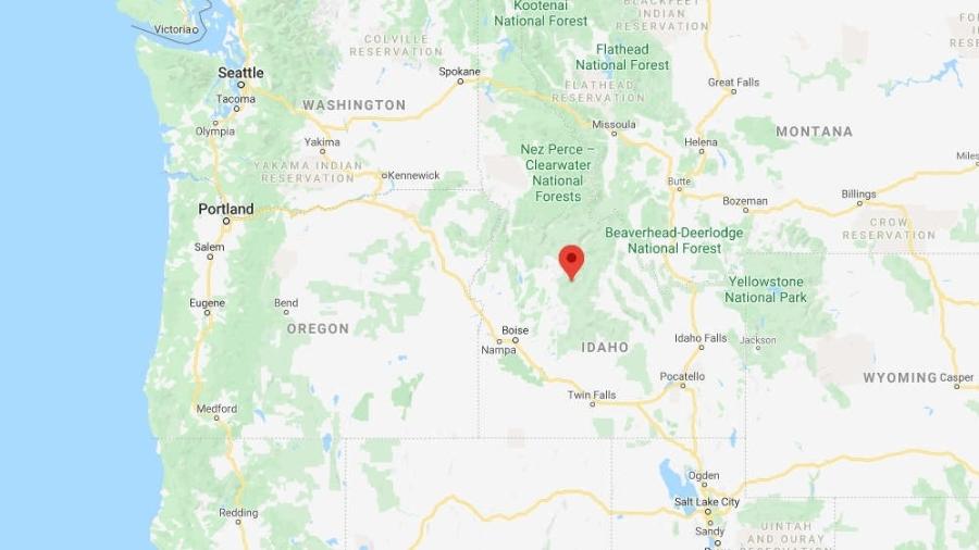 Terremoto no estado de Idaho, nos Estados Unidos - reprodução