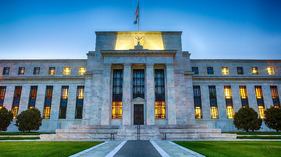 Prédio do Federal Reserve, FED, o Banco Central nos Estados Unidos EUA em Washington - traveler1116/iStock