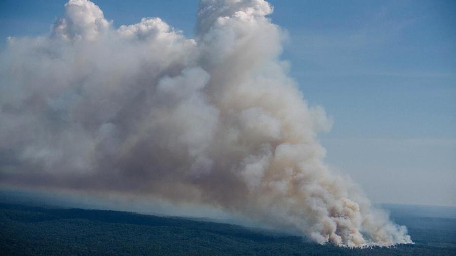 Apuí, no Amazonas, um dos cinco municípios que mais sofrem com queimadas em agosto - Christian Braga/Greenpeace