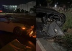 Acidente envolvendo Porsche durante suposto racha deixa três feridos em MT - @serginho_lapada/Instagram/17.jan.2024-Reprodução de vídeo