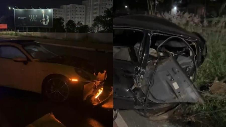 Acidente foi registrado na noite desta quarta-feira (17) em Cuiabá