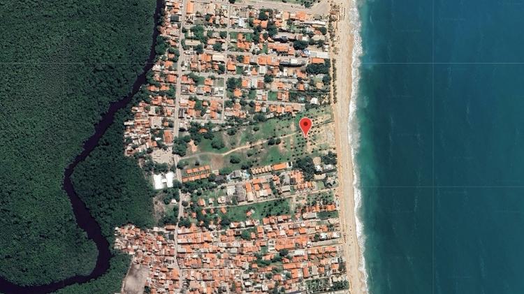 Localização do Maracaípe Beach Living