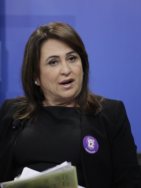 Kátia Abreu (PDT-TO) foi candidata a vice-presidente da República na chapa de Ciro Gomes (PDT-CE) nas eleições de 2018 - Simon Plestenjak/UOL